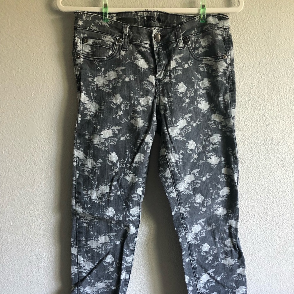 Kut from the Kloth floral denim pants